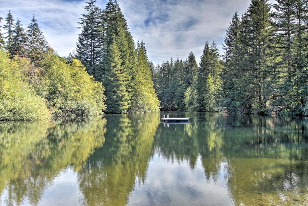 New Modern Cabin! 5Mi To Mt Rainier National Park! Hot Tub & Wifi Ashford Kültér fotó