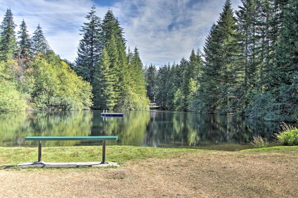 New Modern Cabin! 5Mi To Mt Rainier National Park! Hot Tub & Wifi Ashford Kültér fotó